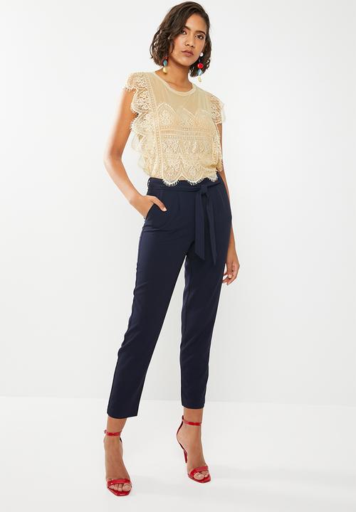 ONLY - Eduna lace blouse - peach