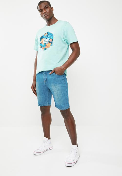 Billabong  - Core access cotton tee - blue