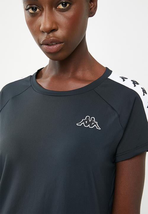KAPPA - Banda sleeveless dress - black and white