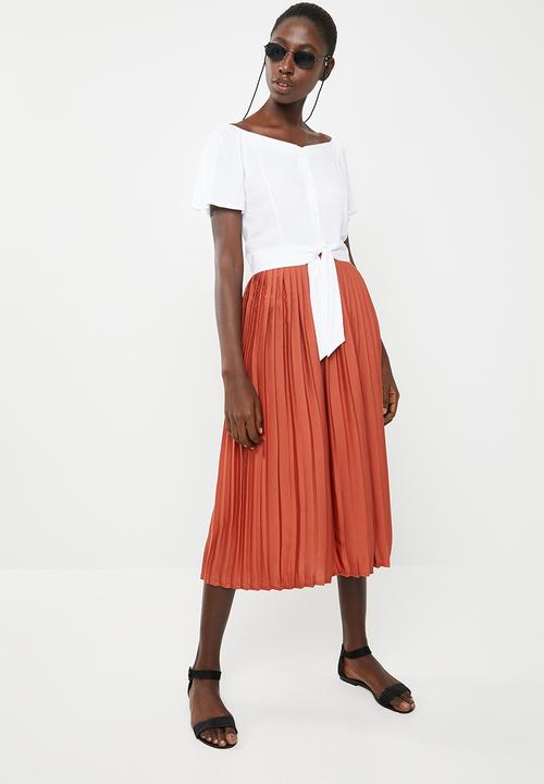 Superbalist - Tie front feminine shirt - white