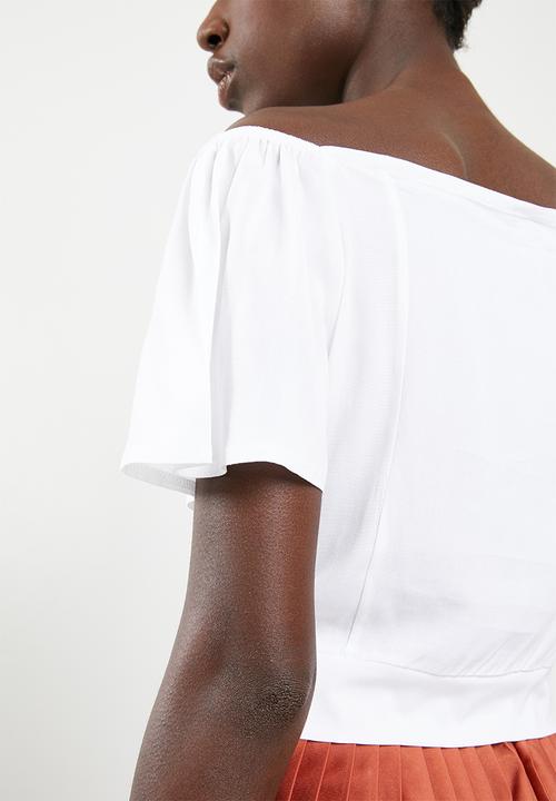 Superbalist - Tie front feminine shirt - white