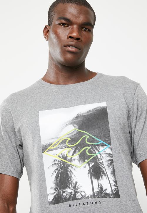 Billabong  - Lights on cotton tee - grey