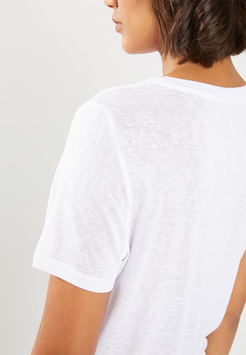 ONLY - Pam tassel top - white