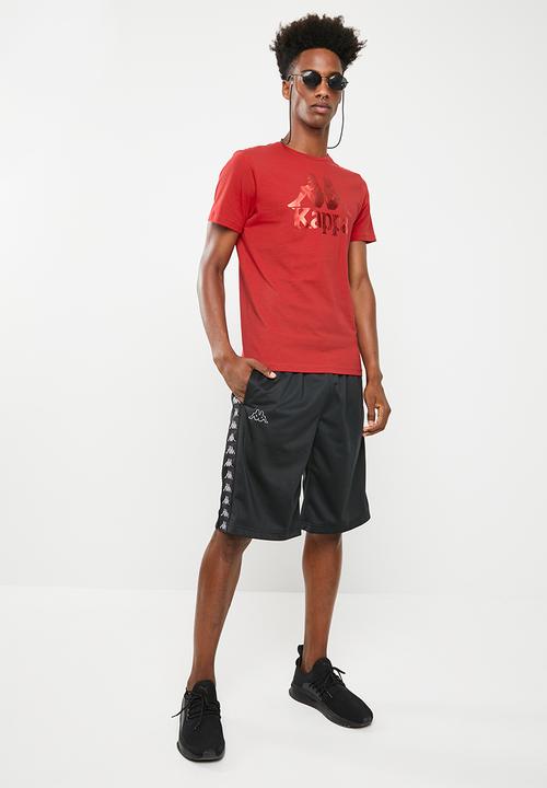 KAPPA - Authentic estessi foil slim tee - red