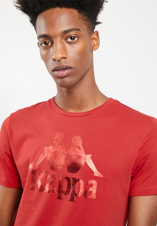 KAPPA - Authentic estessi foil slim tee - red