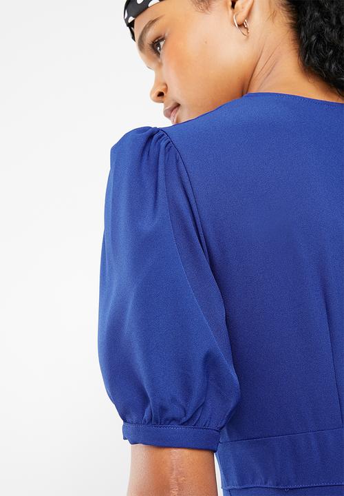 STYLE REPUBLIC - Frill detail dress - blue