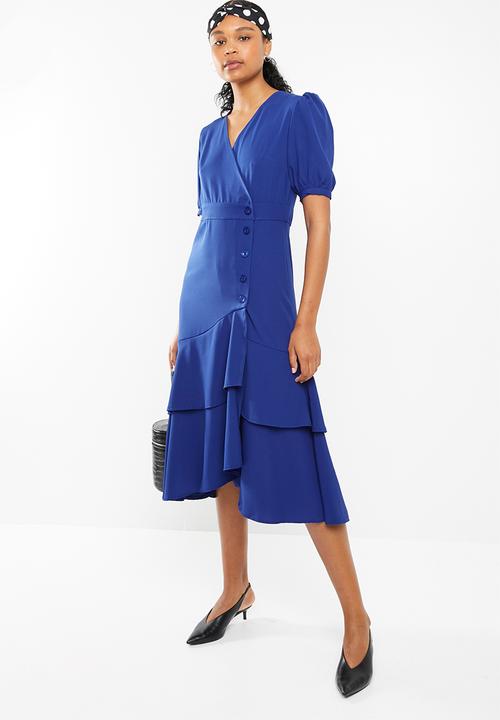 STYLE REPUBLIC - Frill detail dress - blue