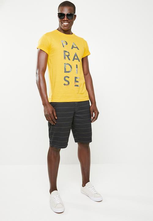 STYLE REPUBLIC - Paradise tee - yellow