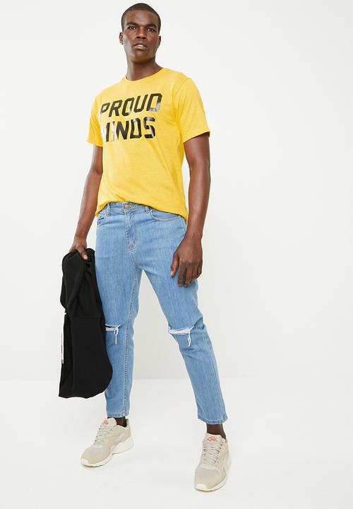 STYLE REPUBLIC - Proud minds tee - yellow
