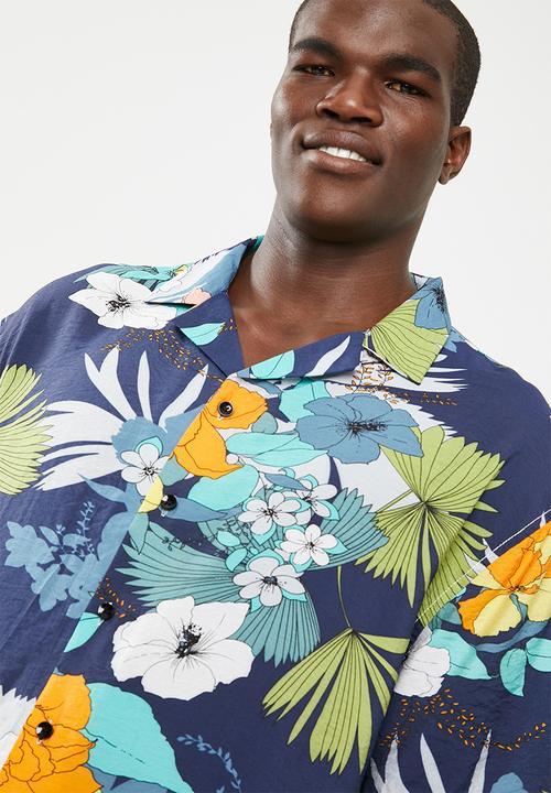 STYLE REPUBLIC - Hibiscus bowler shirt - multi
