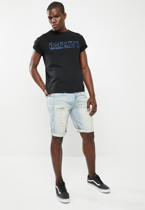 STYLE REPUBLIC - Reality tee - black