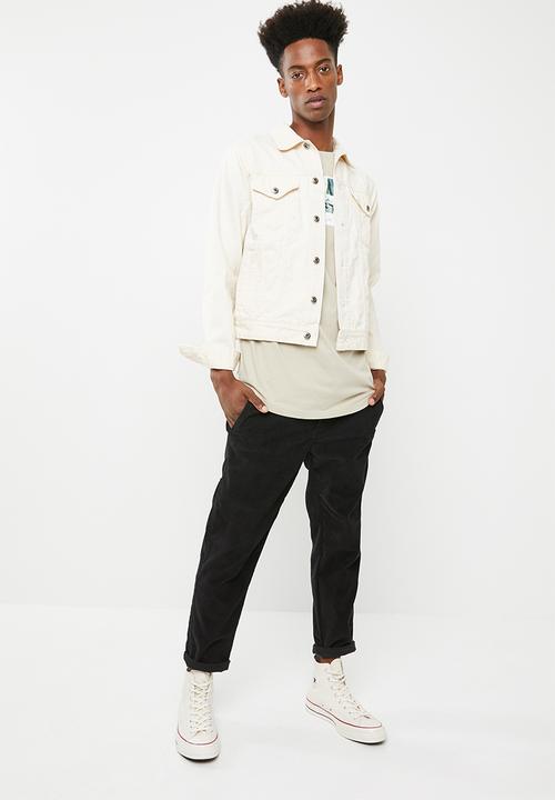 Superbalist - Colour Slim Denim Trucker Jacket - ecru