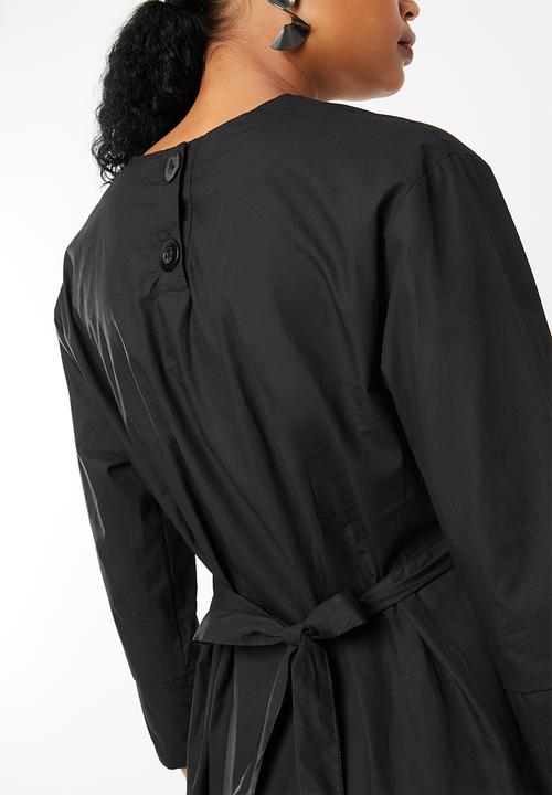 STYLE REPUBLIC - Drawcord detail dress - black