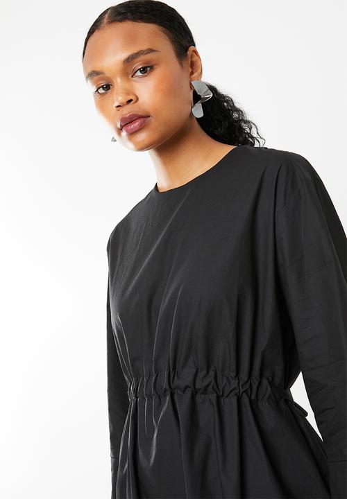 STYLE REPUBLIC - Drawcord detail dress - black