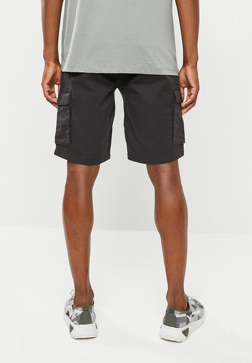Superbalist - Utility cargo short - black 