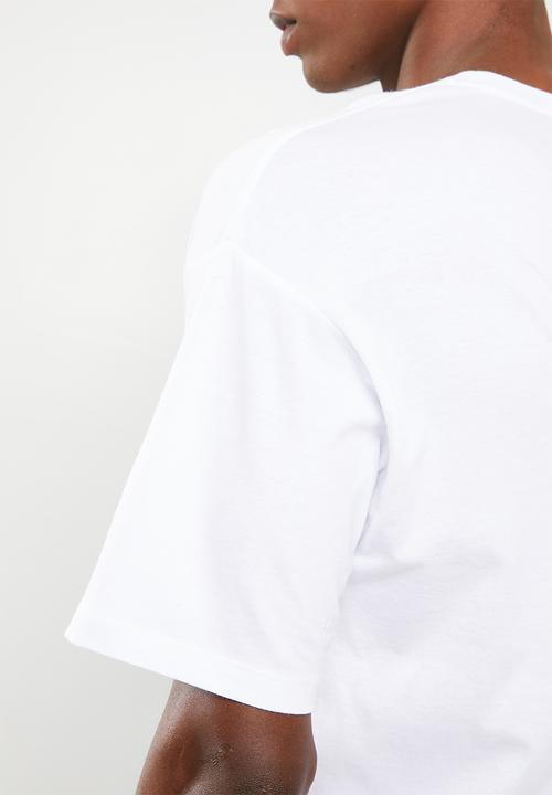 Superbalist - Printed loose fit tee - white 