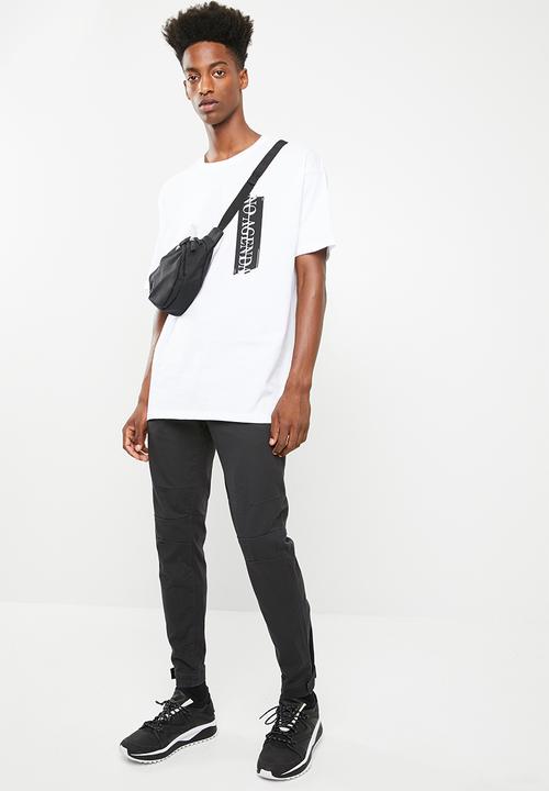 Superbalist - Printed loose fit tee - white 