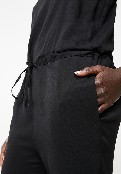 ONLY - Viva singlet lace jumpsuit - black
