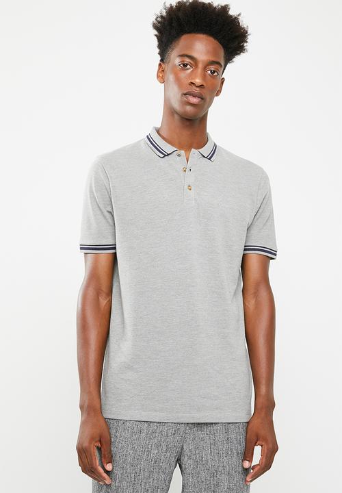 Superbalist - Pique tipped short sleeve slim polo 3 pack - multi