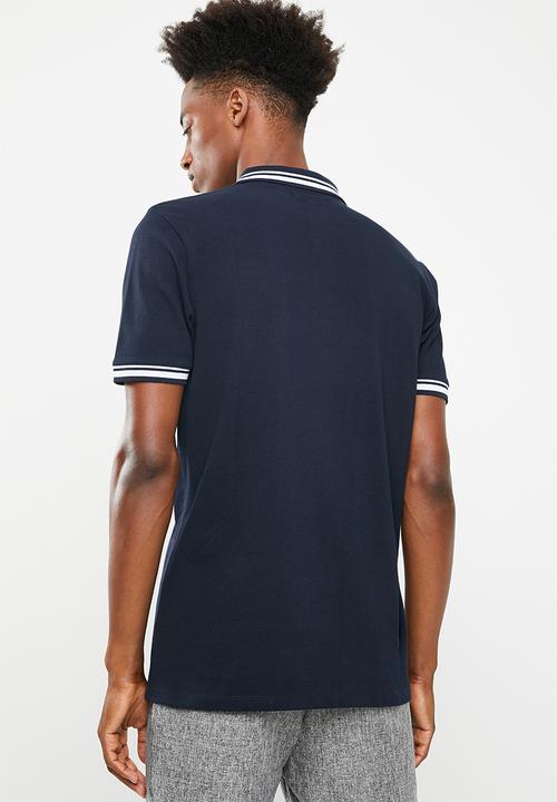 Superbalist - Pique tipped short sleeve slim polo 3 pack - multi