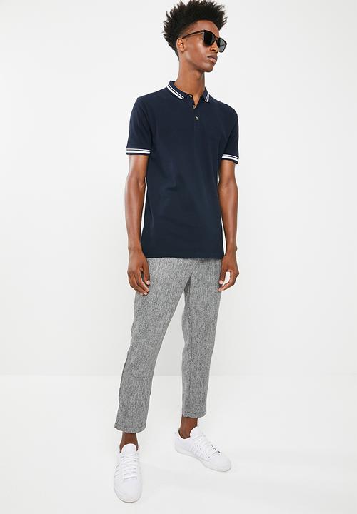 Superbalist - Pique tipped short sleeve slim polo 3 pack - multi