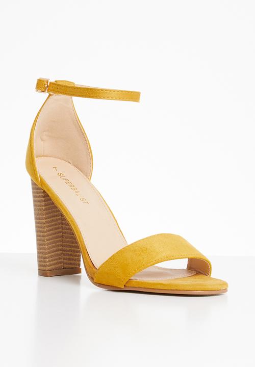 Superbalist - Suri ankle strap heel - yellow