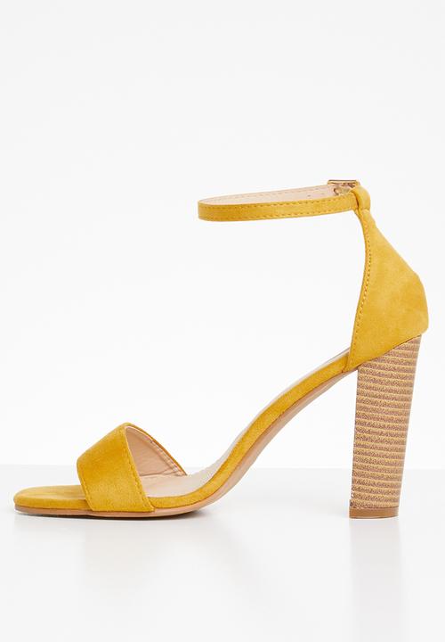 Superbalist - Suri ankle strap heel - yellow