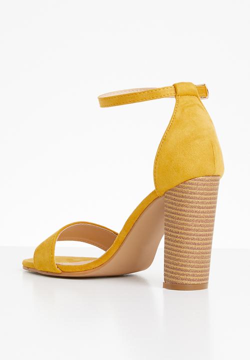 Superbalist - Suri ankle strap heel - yellow