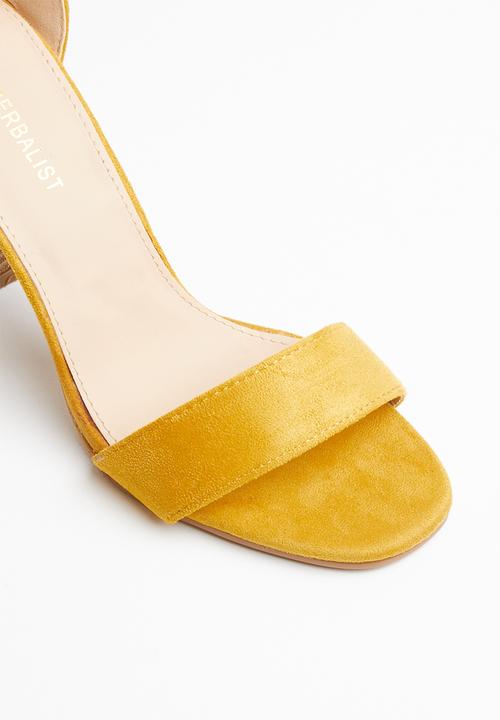 Superbalist - Suri ankle strap heel - yellow