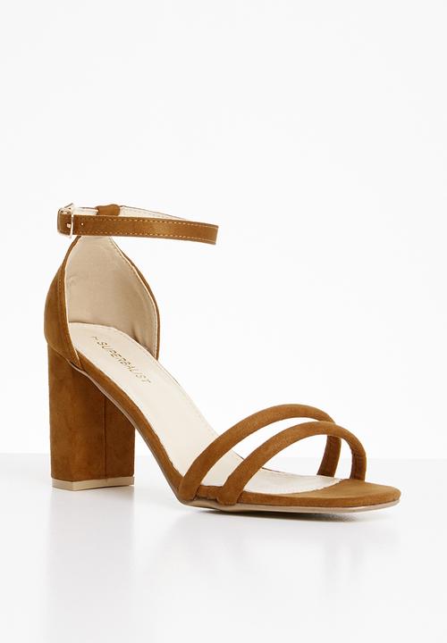 Superbalist - Ivy ankle strap heel - tan