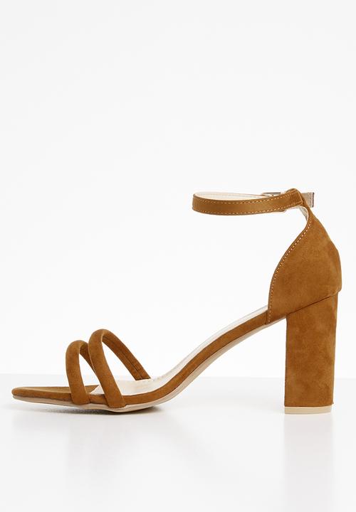 Superbalist - Ivy ankle strap heel - tan