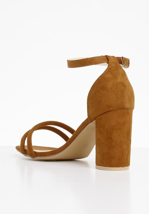 Superbalist - Ivy ankle strap heel - tan