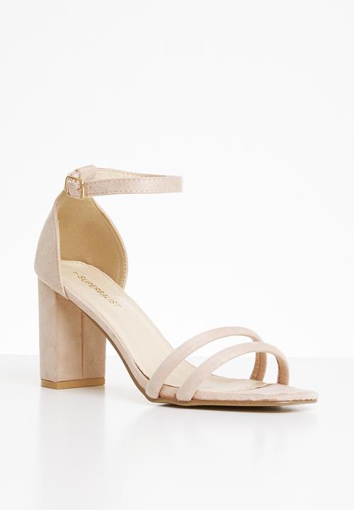 Superbalist - Ivy ankle strap heel - neutral