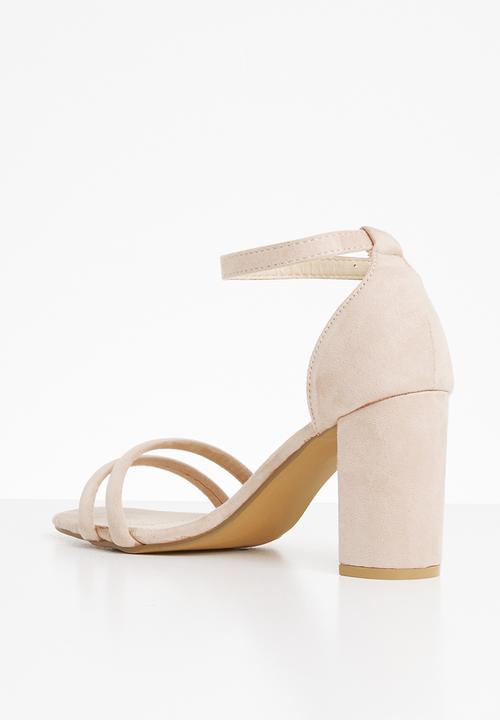Superbalist - Ivy ankle strap heel - neutral