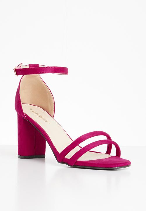 Superbalist - Ivy ankle strap heel - pink