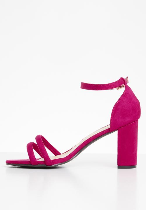 Superbalist - Ivy ankle strap heel - pink