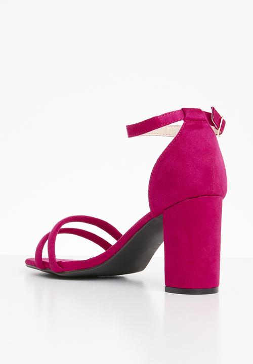 Superbalist - Ivy ankle strap heel - pink
