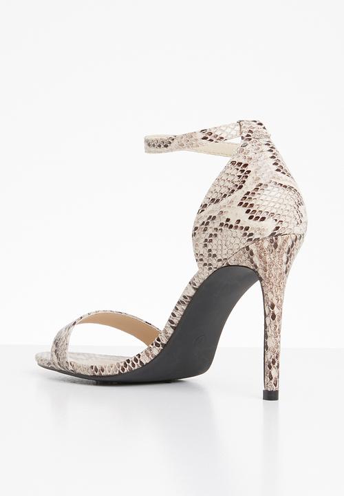 Superbalist - Zoe ankle strap heel - snake