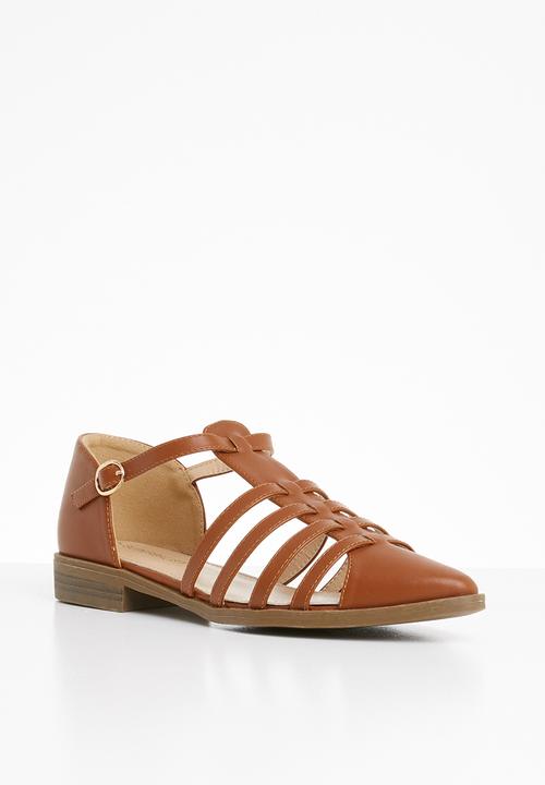 Superbalist - Daisy caged sandal - tan