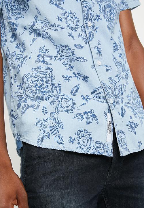 Only & Sons - Tapor shirt - blue
