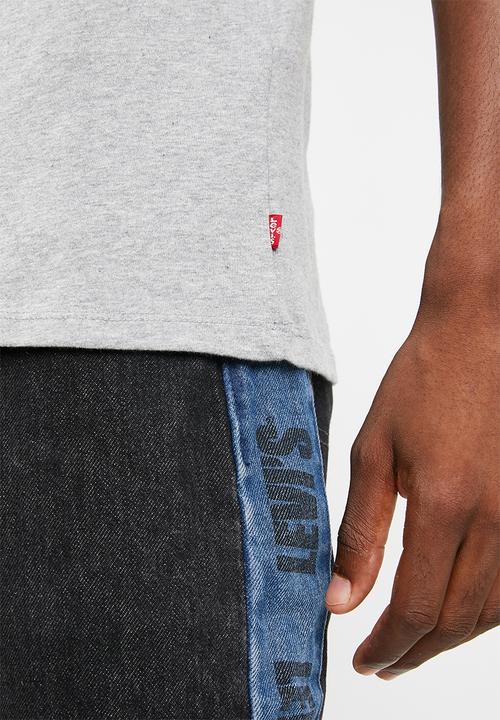 Levi’s® - Graphic set-in neck 2 Levis logo mid tone - grey