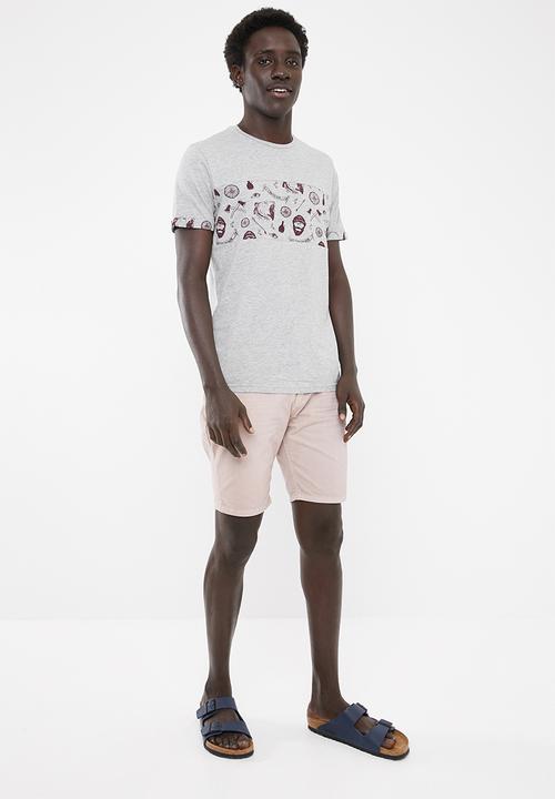 Brave Soul - Jasper T-shirt - grey