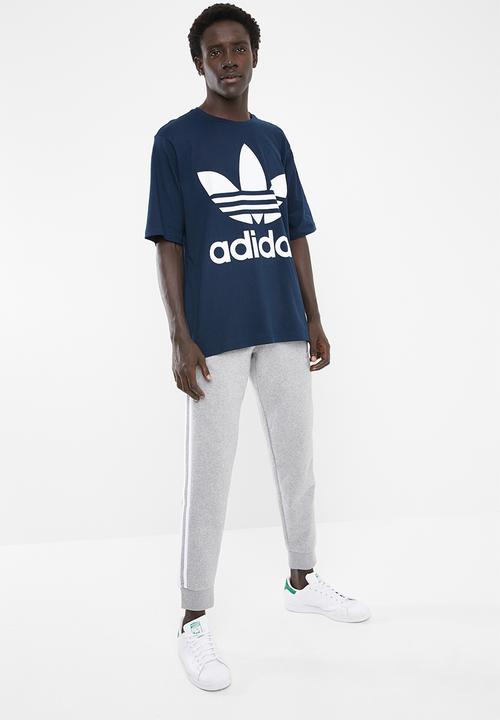 adidas Originals - adidas oversized cotton tee - navy & white