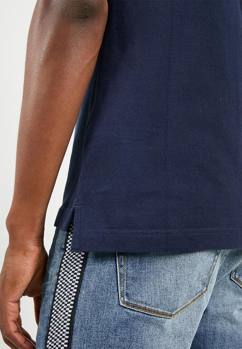 Levi’s® - Levis house mark polo colour block rugby - blue & green