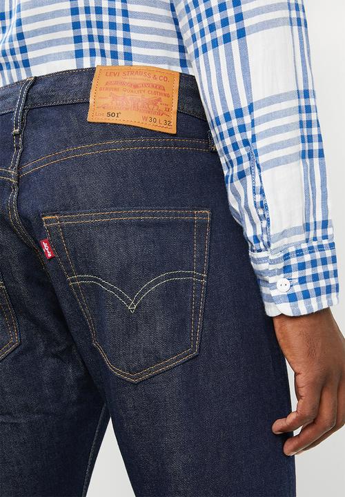 Levi’s® - 501 Levis original fit selvedge new chapter jeans - blue