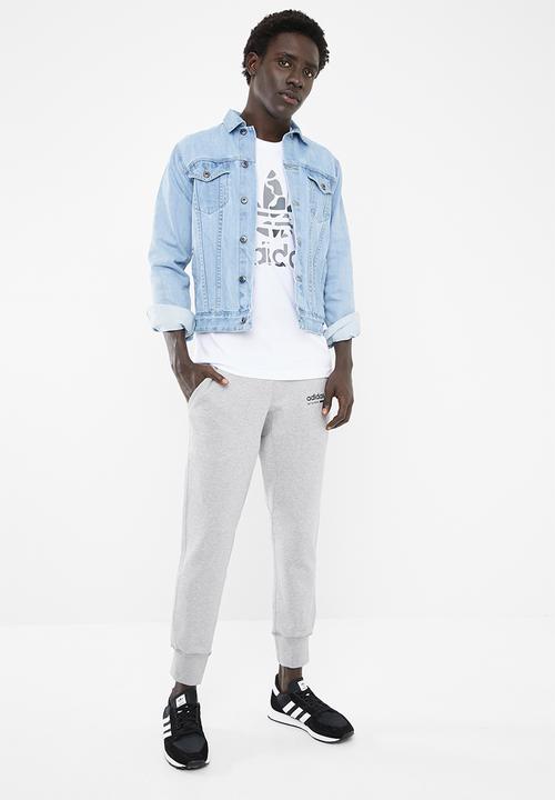 adidas Originals - Mens camo trefoil tee - white