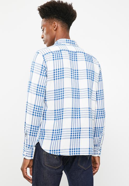 Levi’s® - Classic worker gopher galaxy shirt - blue & white