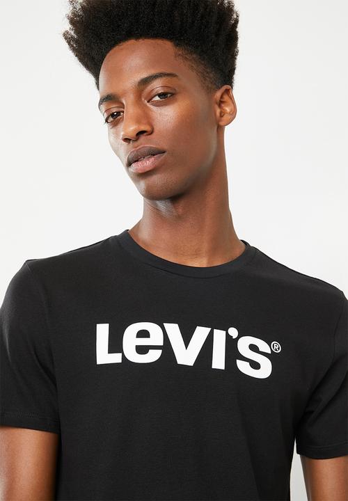 Levi’s® - Graphic short sleeve Levis logo tee - black 
