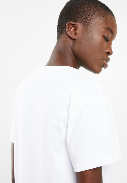 Converse - Precious metal chuck patch easy crew tee - white