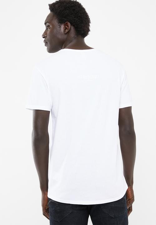 G-STAR - Oms zip tee - white